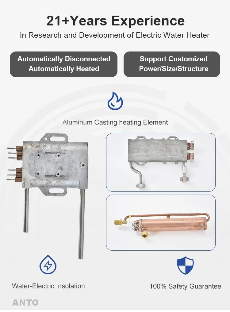 Hot Water Heating Element Casting Alumium Electric Water Heater Parts