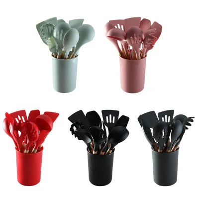 Set di utensili da cucina in silicone Non